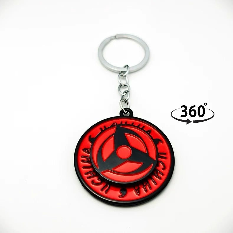 Porte Cle Metal Naruto - Sharingan Obito / Kakachi