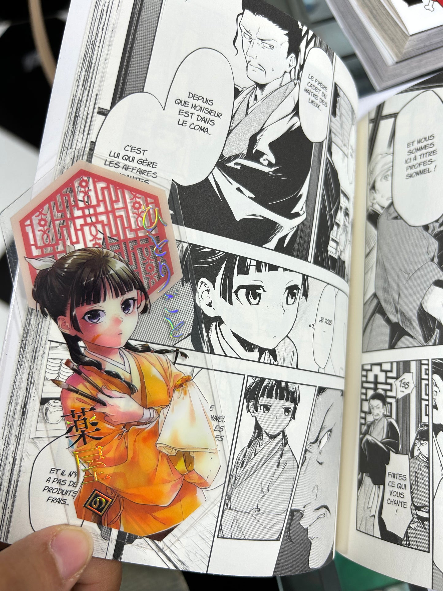 Marque page PVC Les Carnets de l’Apothicaire