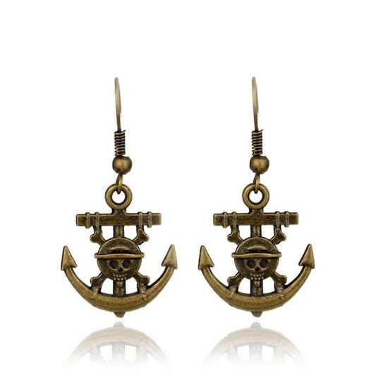 Boucles d'oreilles One piece pirate