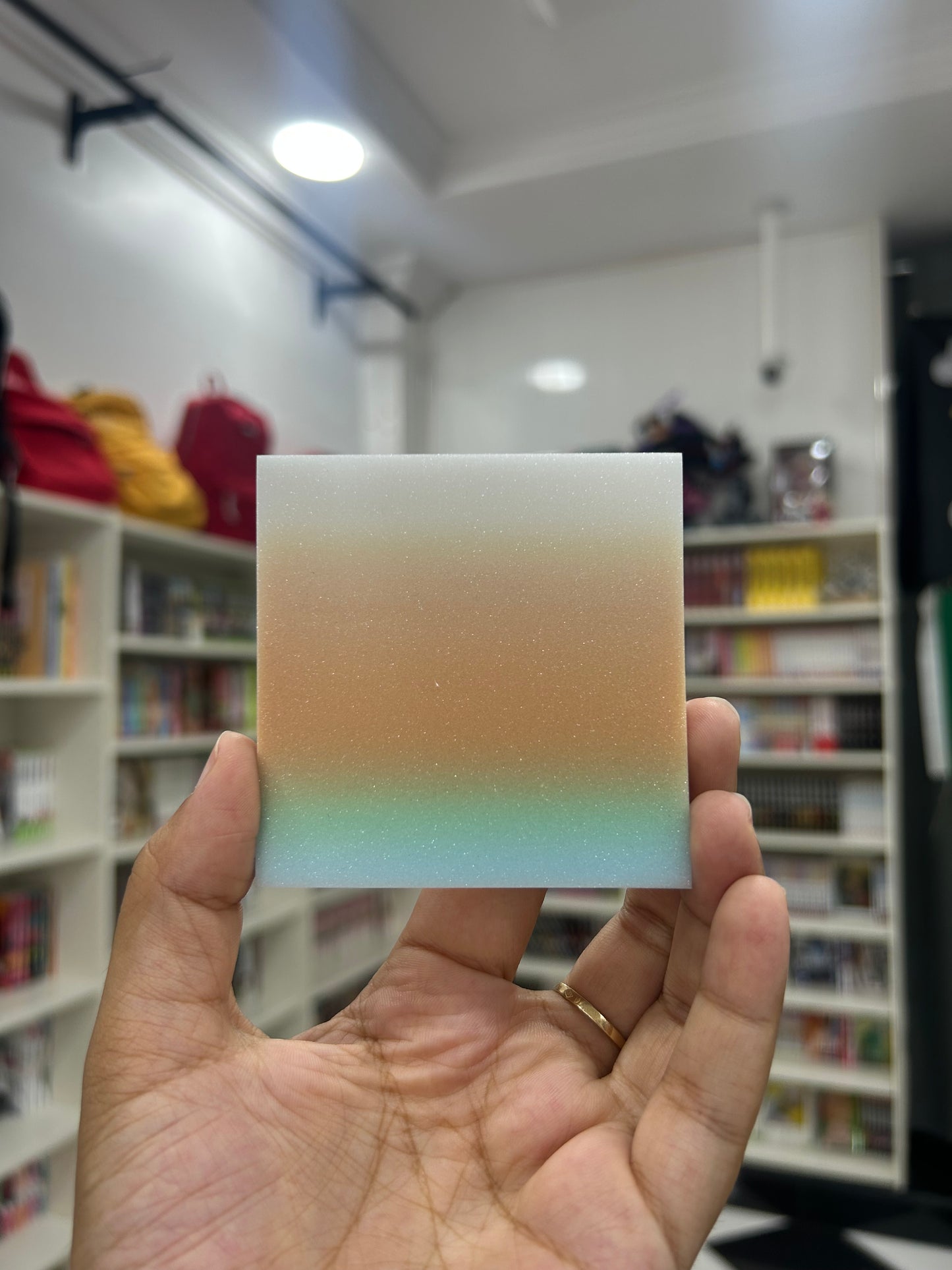 Sticky Notes Glittered and Transparent