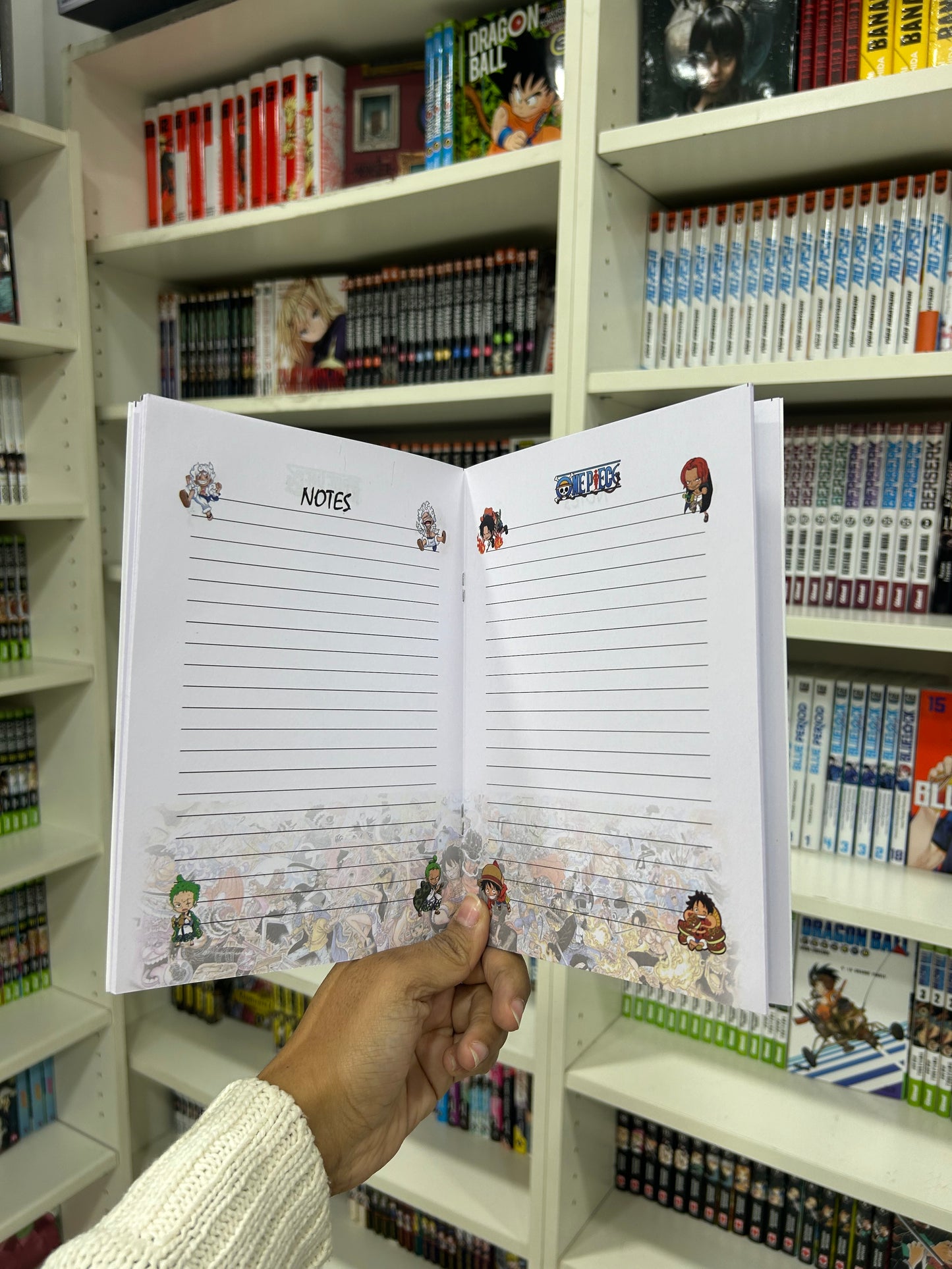 Notebook one piece
