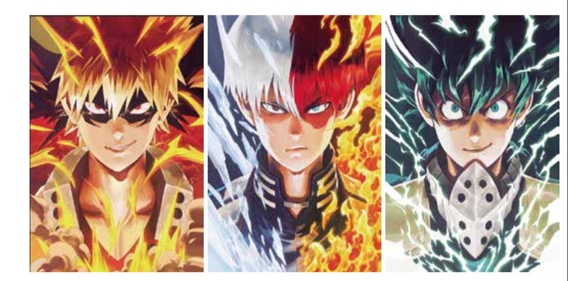 Poster 3D My Hero Academia