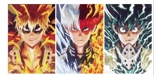 Poster 3D My Hero Academia