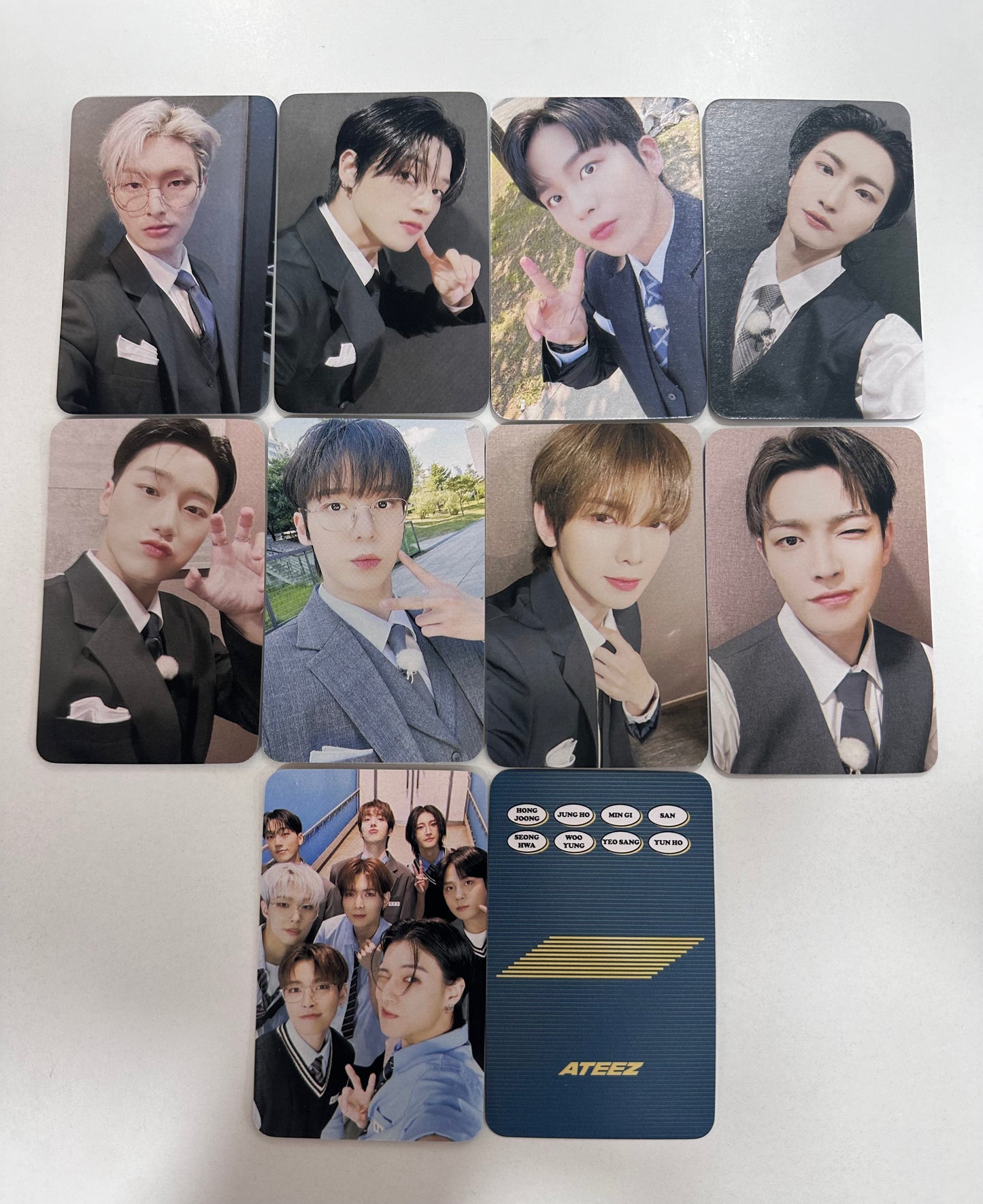 Photocards Ateez Double side