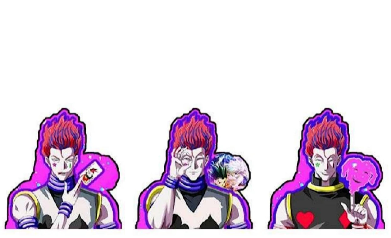 Stickers 3D HunterXhunter - Hisoka