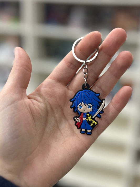 Porte cle silicone demon slayer - giyu -