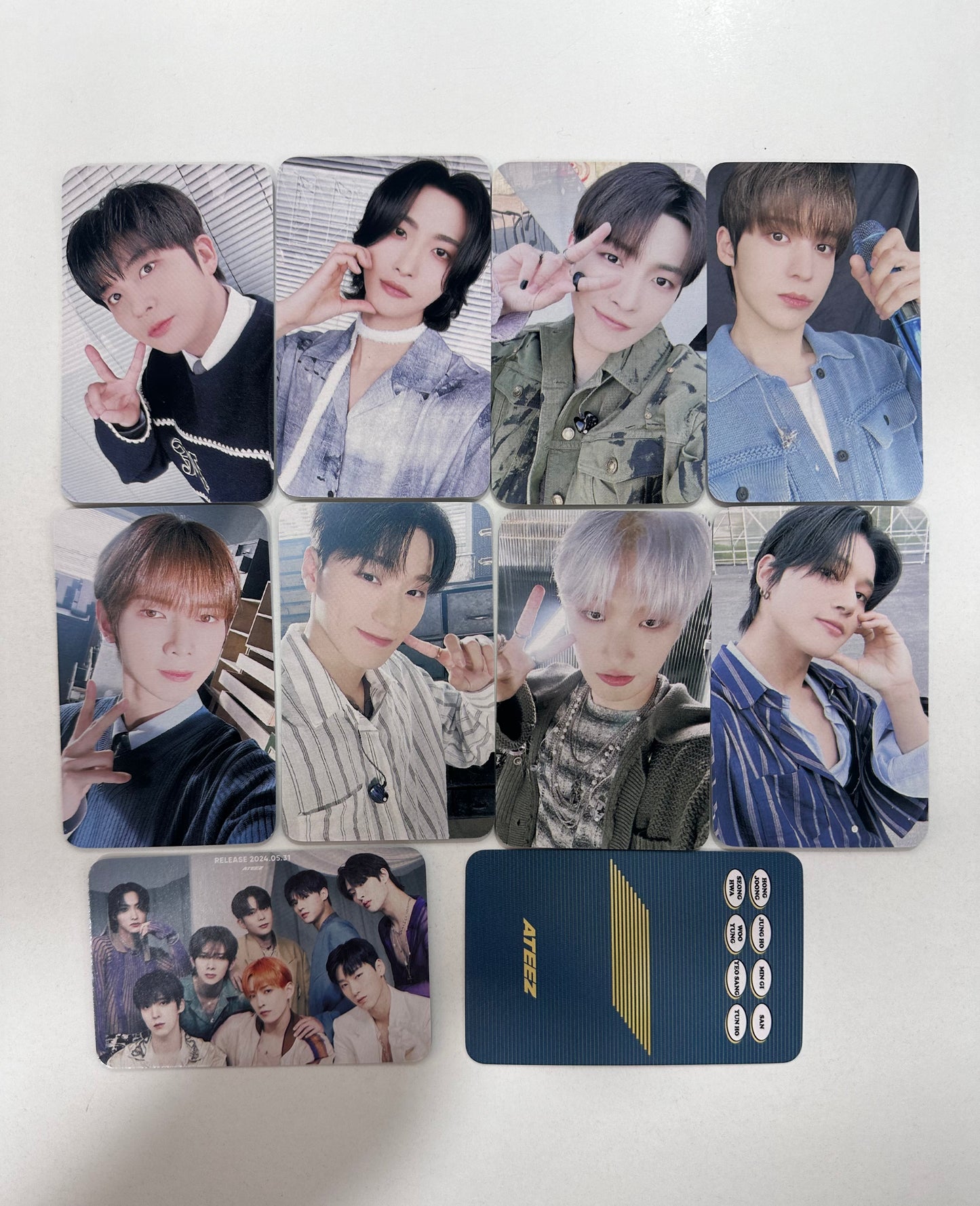 Photocards Ateez Double side