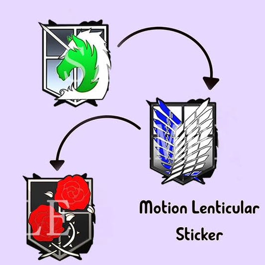 Stickers 3D Attack on titan