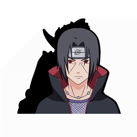 Stickers 3D Naruto -Itachi
