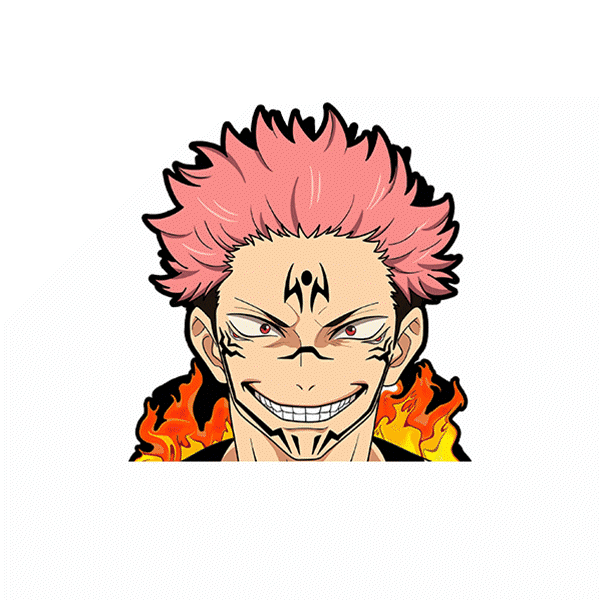 Sticker 3D Jujutsu Kaisen - Itadori Phone case