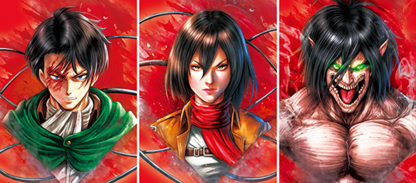 Poster 3D Attack on titans