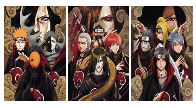 Poster 3D Naruto Akatsuke