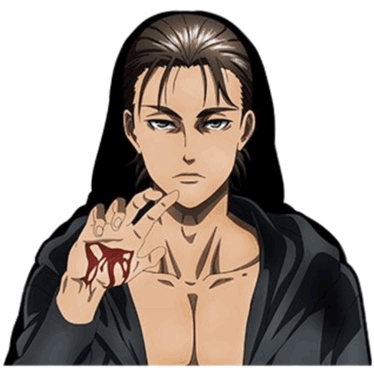 Sticker Attack on titan 3D -Eren- Phone case