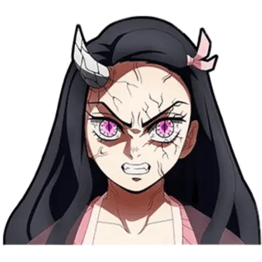 Stickers 3D Demon Slayer - Nezuko