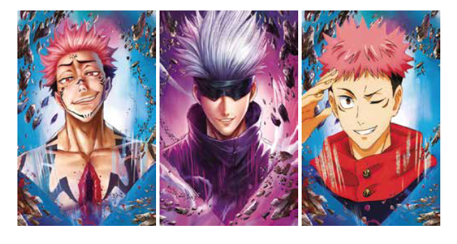 Poster 3D Jujutsu kaisen