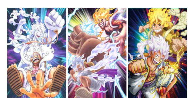 Poster 3D One Piece Luffy