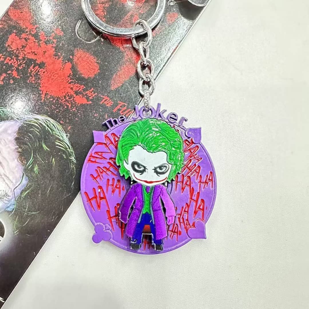 Porte clé Metal joker