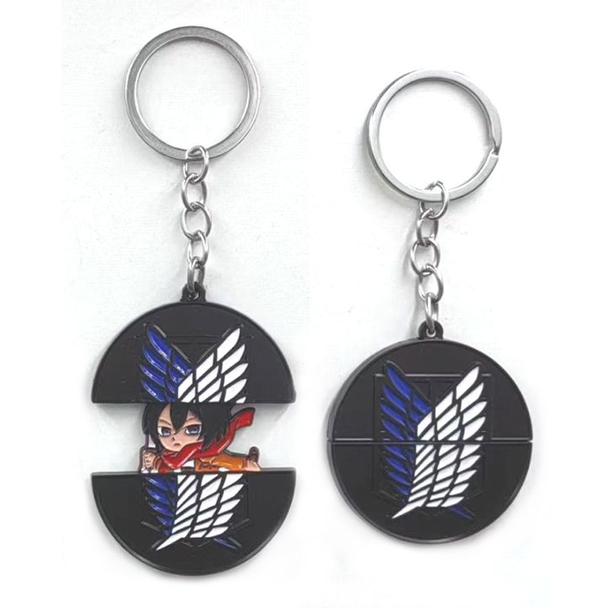Porte Cle Metal attaque des titan- Mikasa