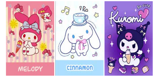 Poster 3D Sanrio