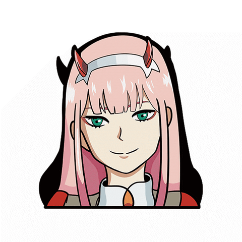 Sticker 3D ZeroTwo Phone case