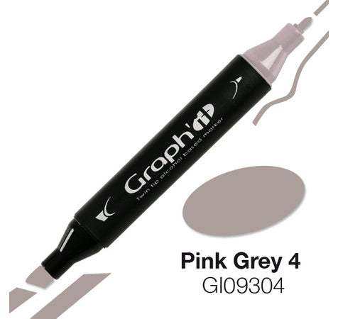 MARQUEUR GRAPH'IT- pink grey 4 9304