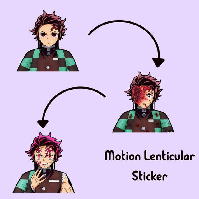 Stickers 3D Demon Slayer - Tanjiro