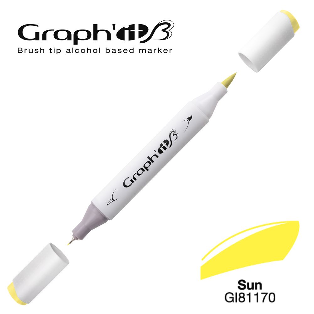 MARQUEUR BRUSH GRAPH'IT ALCOOL- SUN 1170