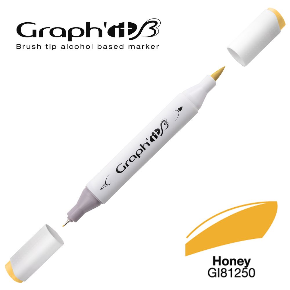 MARQUEUR BRUSH GRAPH'IT ALCOOL- HONEY 1250