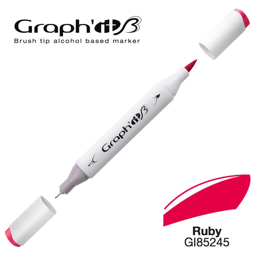GRAPH'IT Marqueur Brush 5245 - Ruby