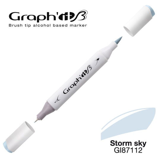 MARQUEUR BRUSH ALCOOL GRAPH'IT- STORM SKY 7112
