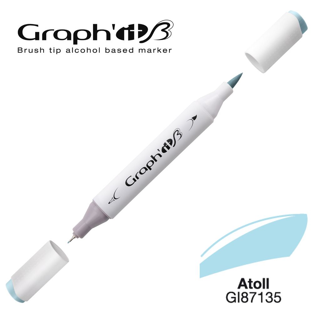 MARQUEUR BRUSH ALCOOL GRAPH'IT- ATOLL 7135
