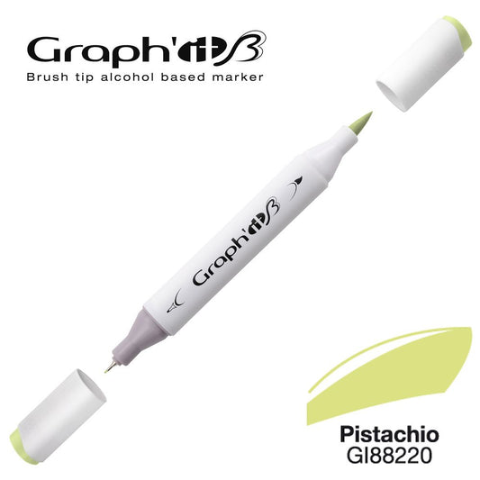 MARQUEUR BRUSH GRAPH'IT ALCOOL- PISTACHIO 8220
