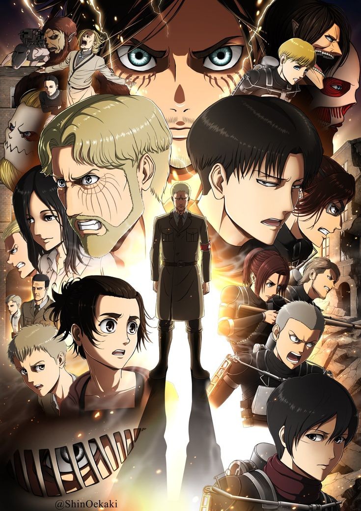Mini Poster attaque ded Titan
