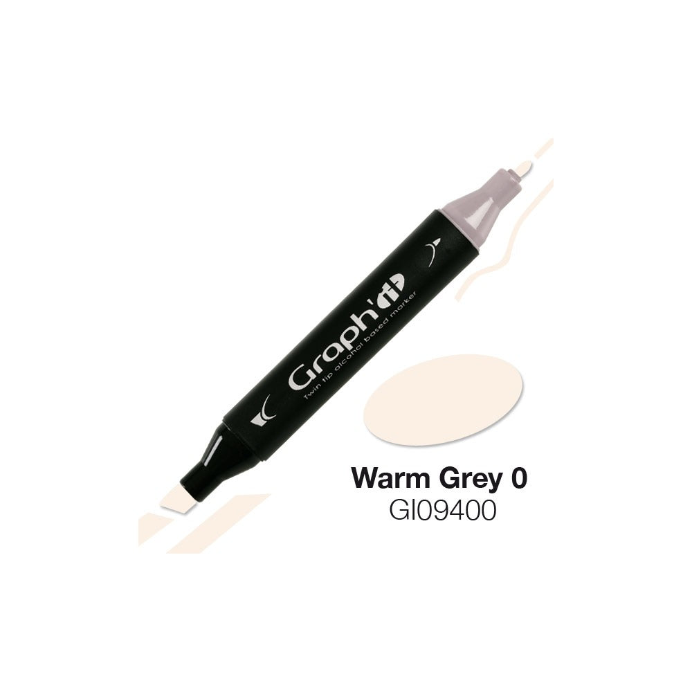 GRAPH'IT Marqueur à alcool 9400 - Warm Grey 0