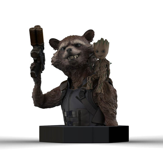 MARVEL - Racoon & Groot Buste