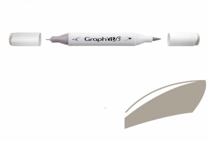 MARQUEUR BRUSH GRAPH'IT ALCOOL- WARM GREY 4 9404