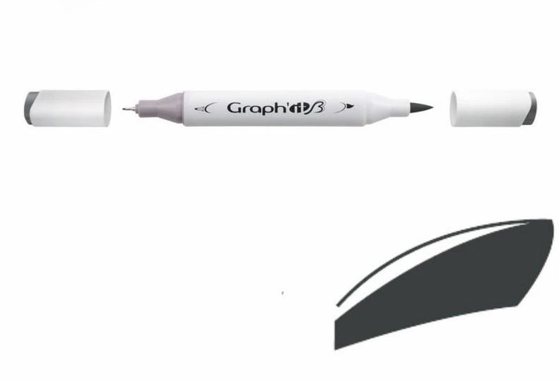 MARQUEUR BRUSH GRAPH'IT ALCOOL- NEUTRAL GREY 8 9508