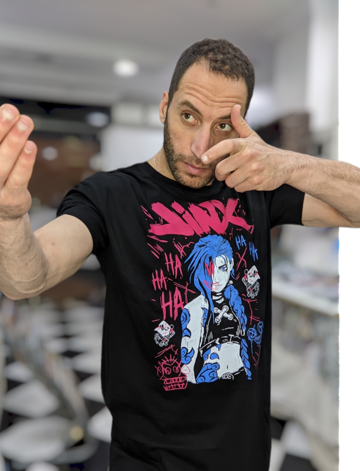 T-shirt Arcane L.O.L -Jinx-