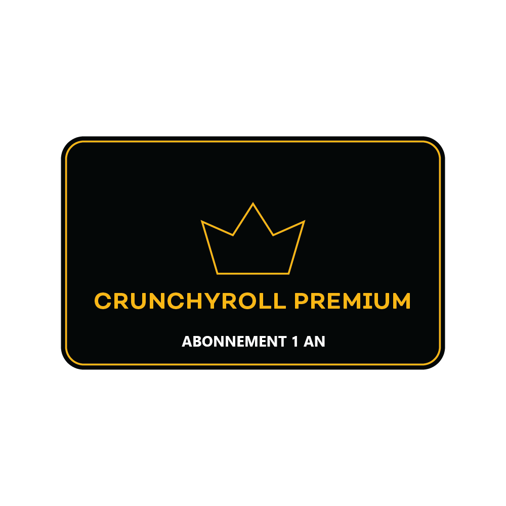 Abonnement Crunchyroll 1 an