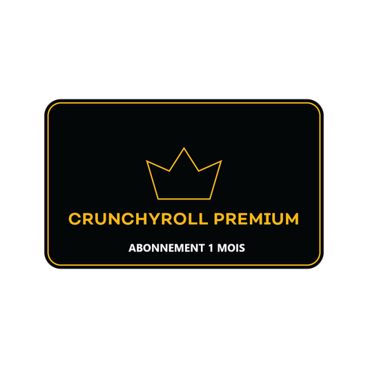Abonnement Crunchyroll 1 mois