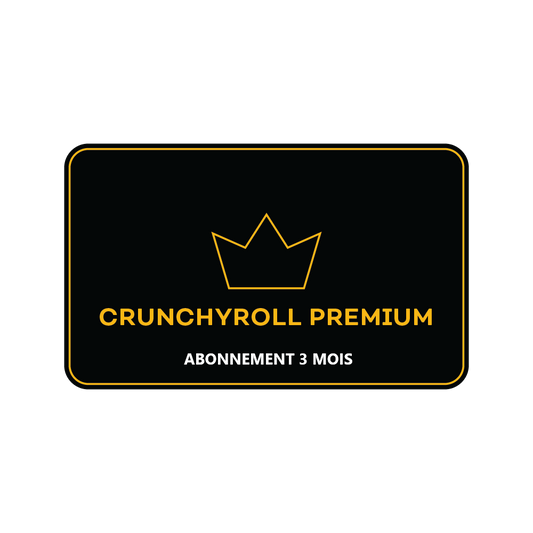 Abonnement Crunchyroll 3 mois