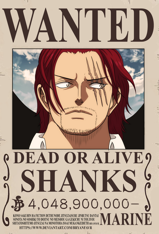 Poster One Piece - SHANKS