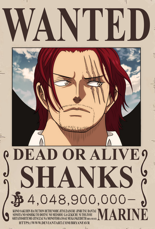 Mini Poster One Piece - SHANKS