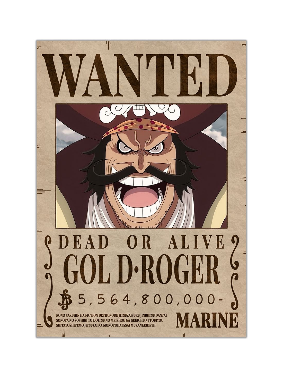 Poster One Piece - GOLD.ROGER