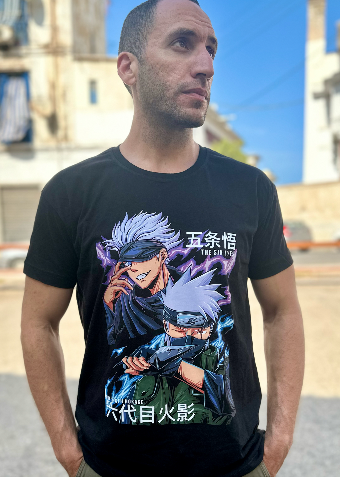 T-shirt Kakashi vs Gojo