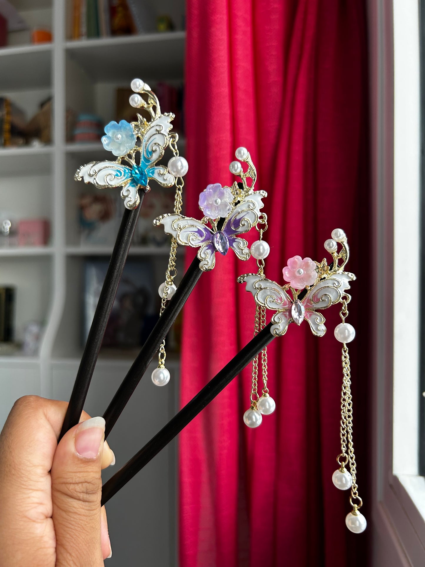 Hair pins Butterflies