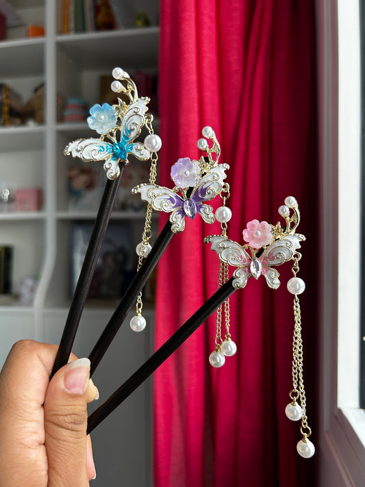 Hair pins Butterflies