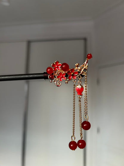 Hair pins Crimson Dynasty Collection