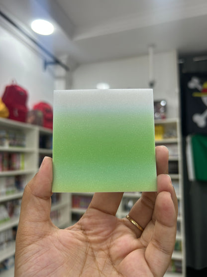 Sticky Notes Glittered and Transparent