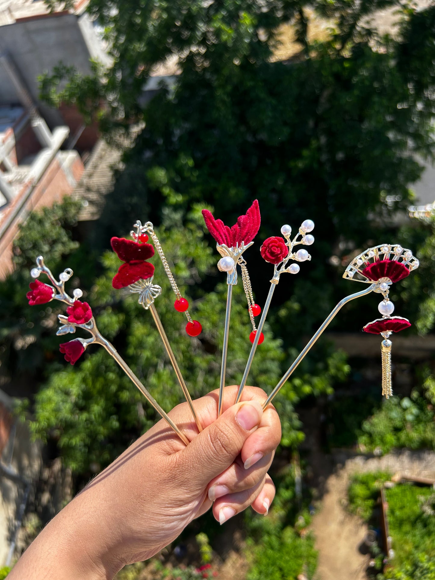 Hair pins Velvet Reverie Collection